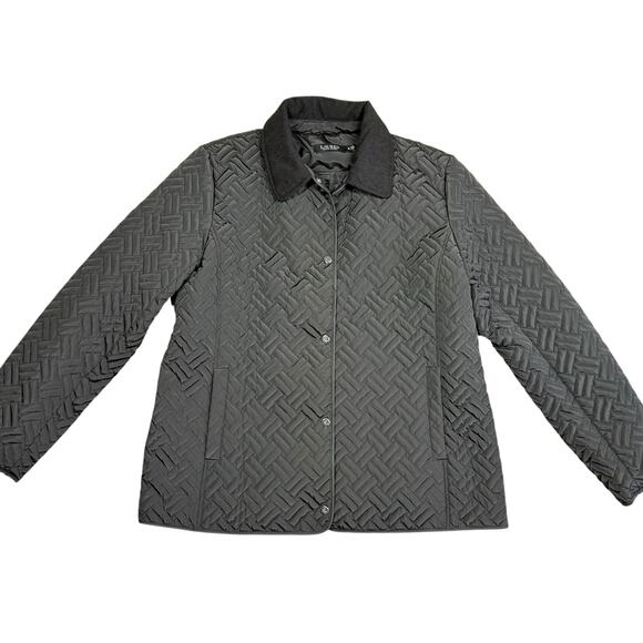 Ralph Lauren Herringbone Quilted Jacket XL - Picture 7 of 15